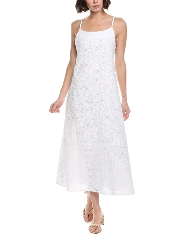 Linen-blend Maxi Dress