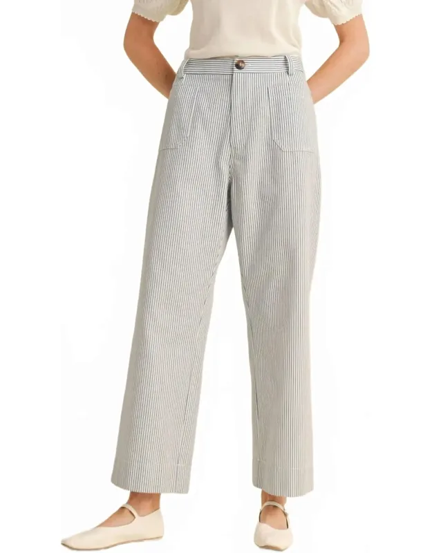 Striped Wide Leg Pants