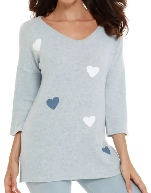 Kashmira 3/4 Sleeve V-neck Blouse