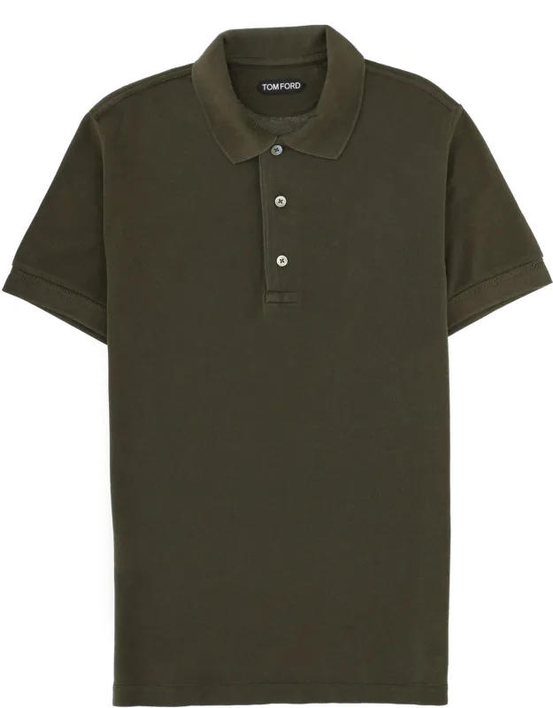 Lyocell And Cotton Polo Shirt