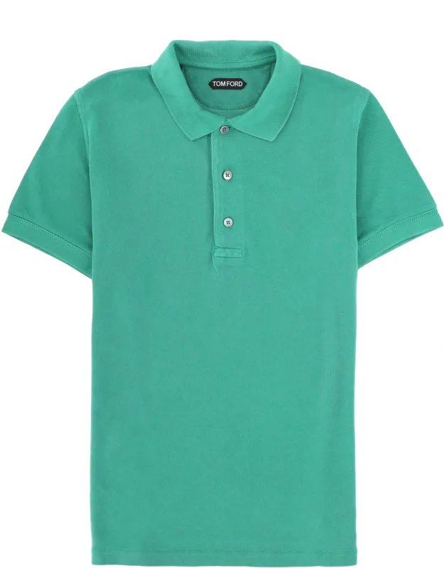 Lyocell And Cotton Polo Shirt