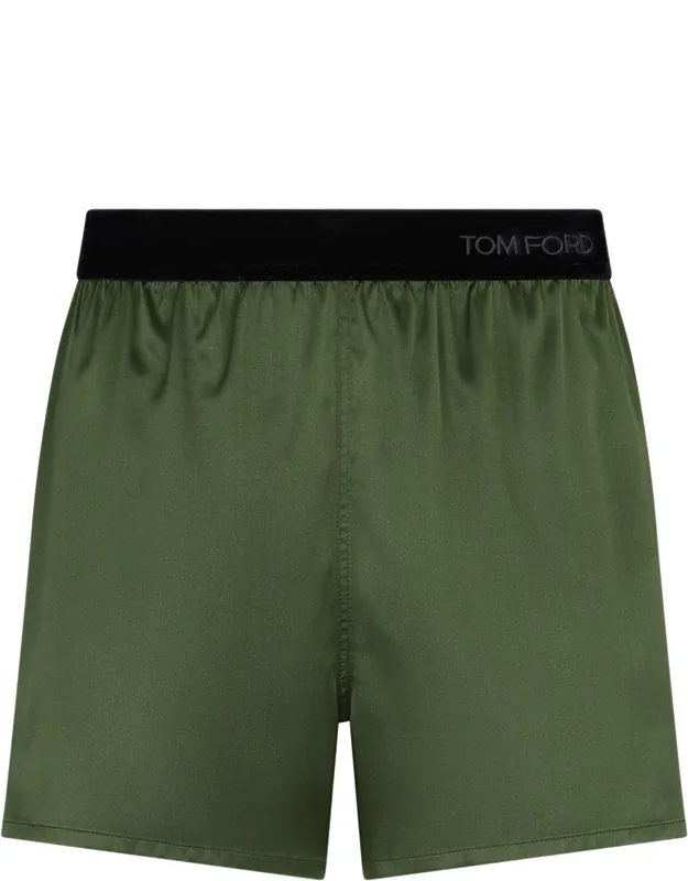 Silk Pajama Shorts
