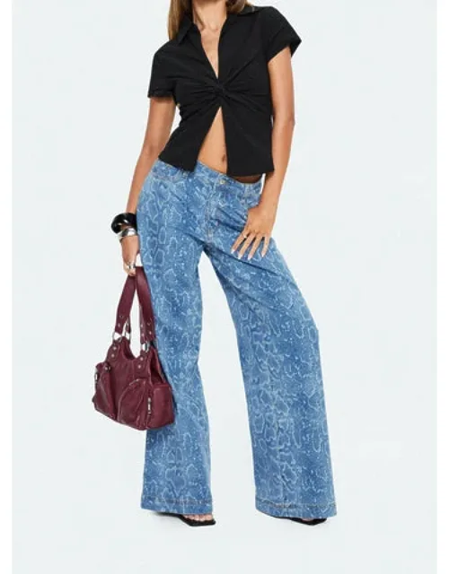 Spoken Truth Mid Rise Straight Leg Jeans