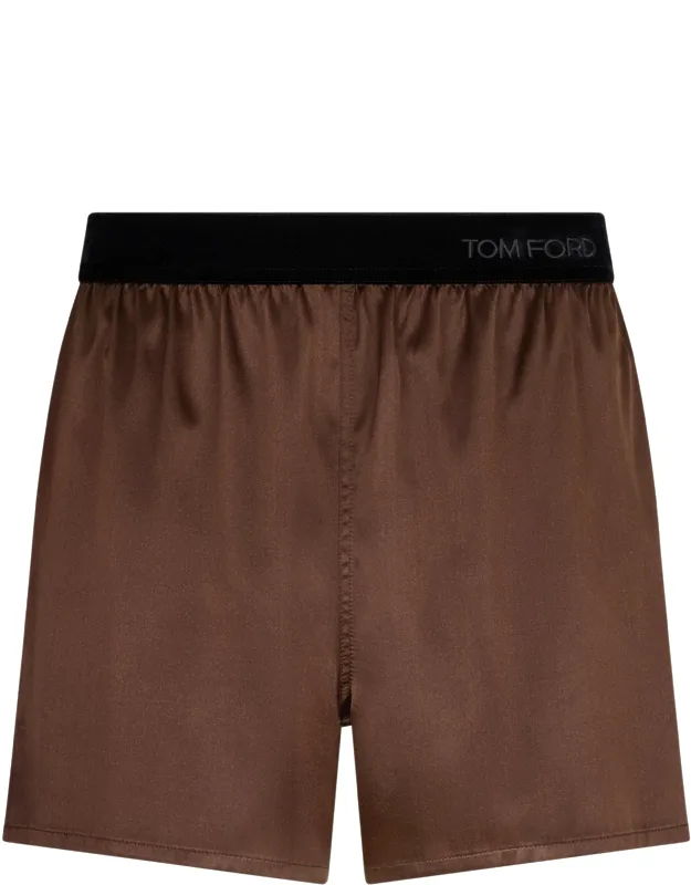 Silk Pajama Shorts