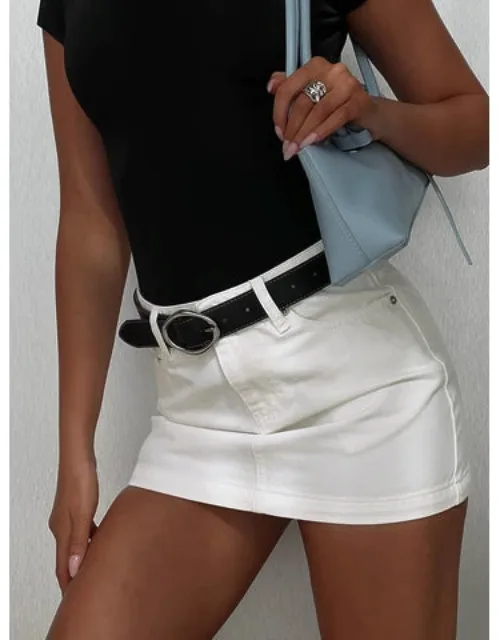 Denim Mini Skirt