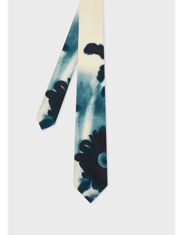 Silk 'field Flowers' Tie