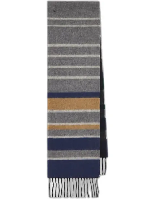 Merino-cashmere Stripe Scarf