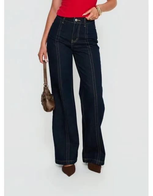 High Rise Straight Leg Jeans