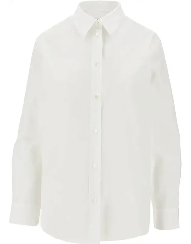 Poplin Shirt With Ekd Embroidery