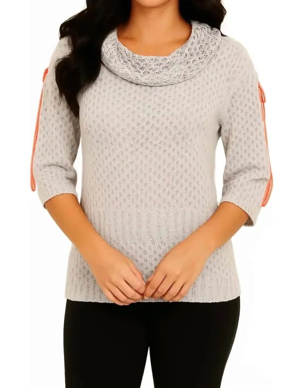 Cowl-neck Crochet Top