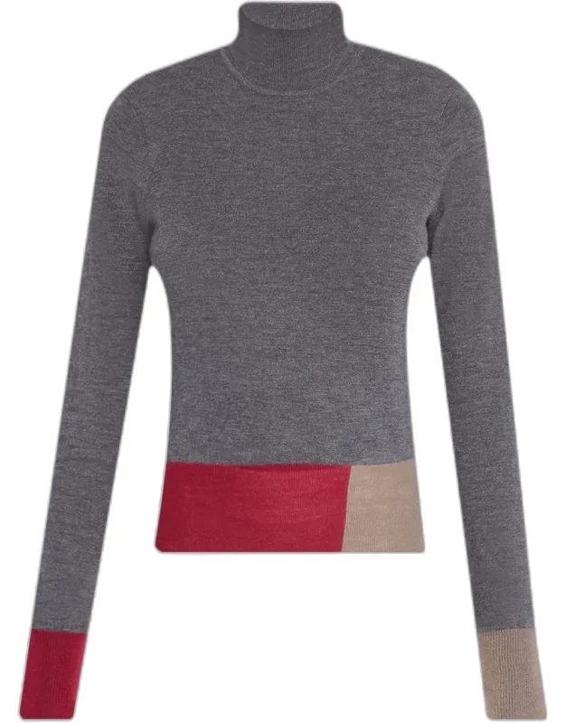Turtleneck Cashmere-wool Sweater