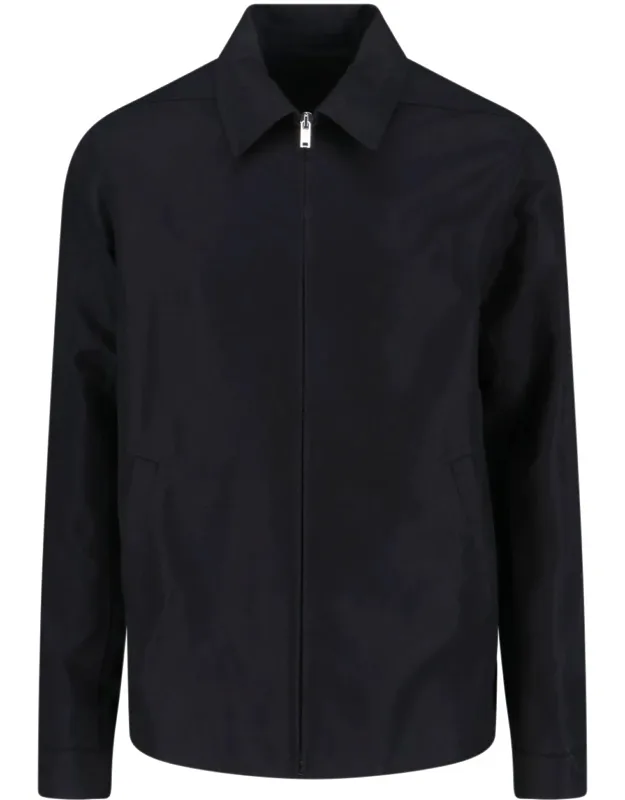 'brad Jacket With Classic Collar And Zip Closure'