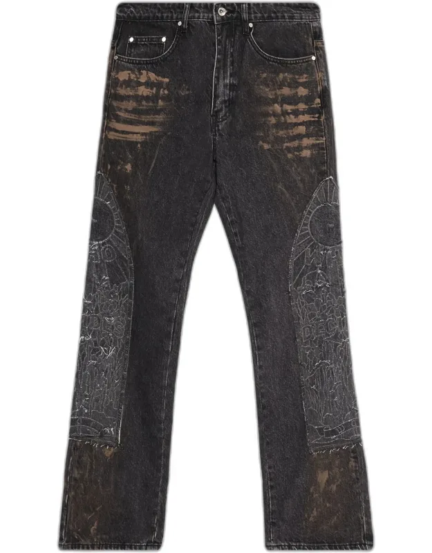 Mechanic Denim Slim-straight Leg Jeans