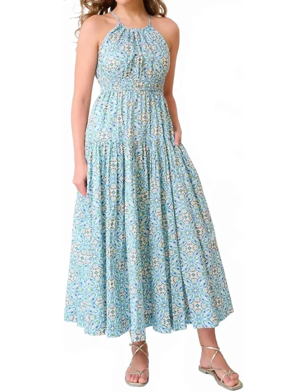 Haven Halter Neck Maxi Dress