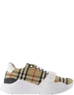New Regis M Check Sneakers