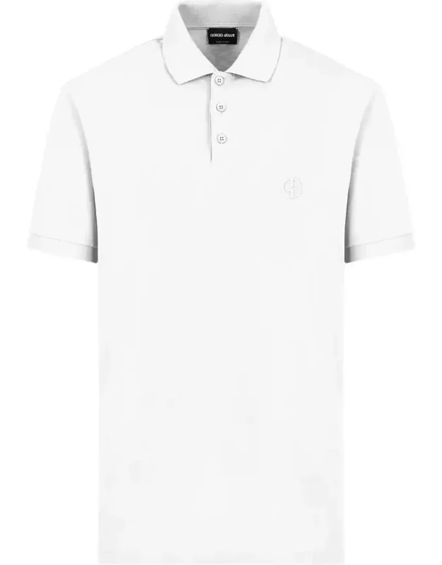 Stretch Cotton Pique Polo Shirt