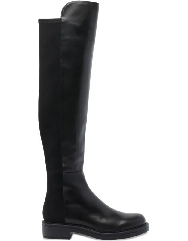 Boots Over-the-knee Low Block Heel