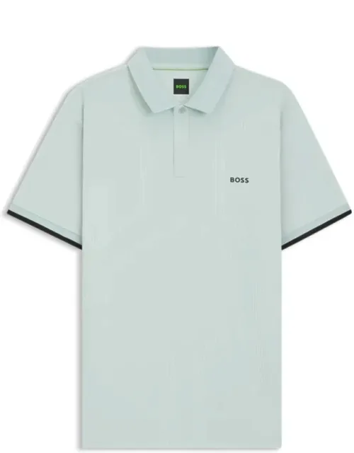 Bodymap-detail Polo Shirt With Quick-dry Performance