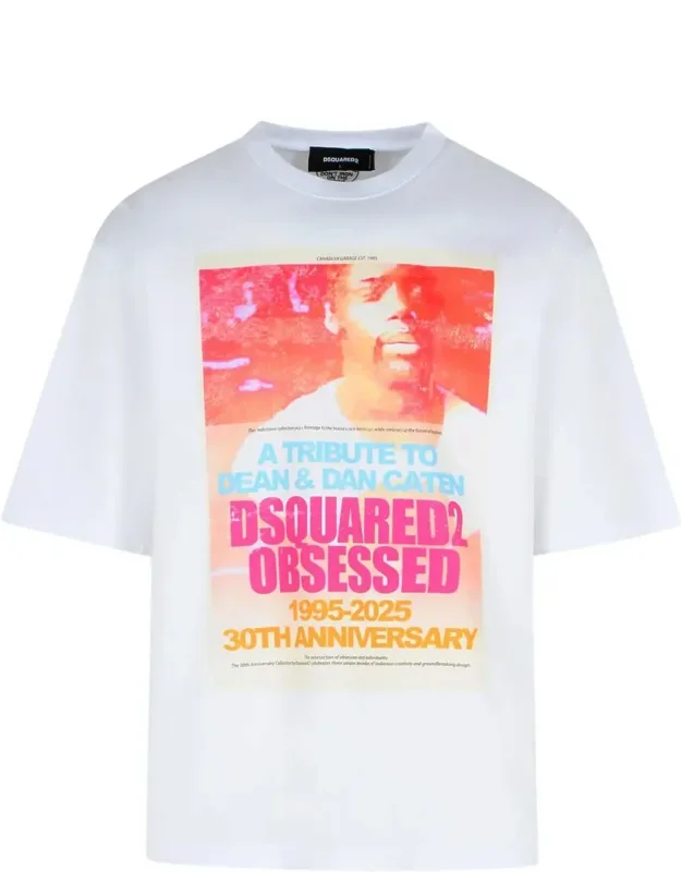 T-shirt, Finished Crew Neck, Maxi Front Print