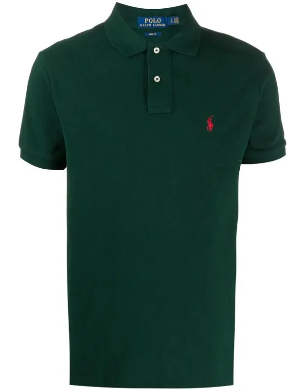 T-shirt And Polo With Ribbed Collar And Embroidered Logo