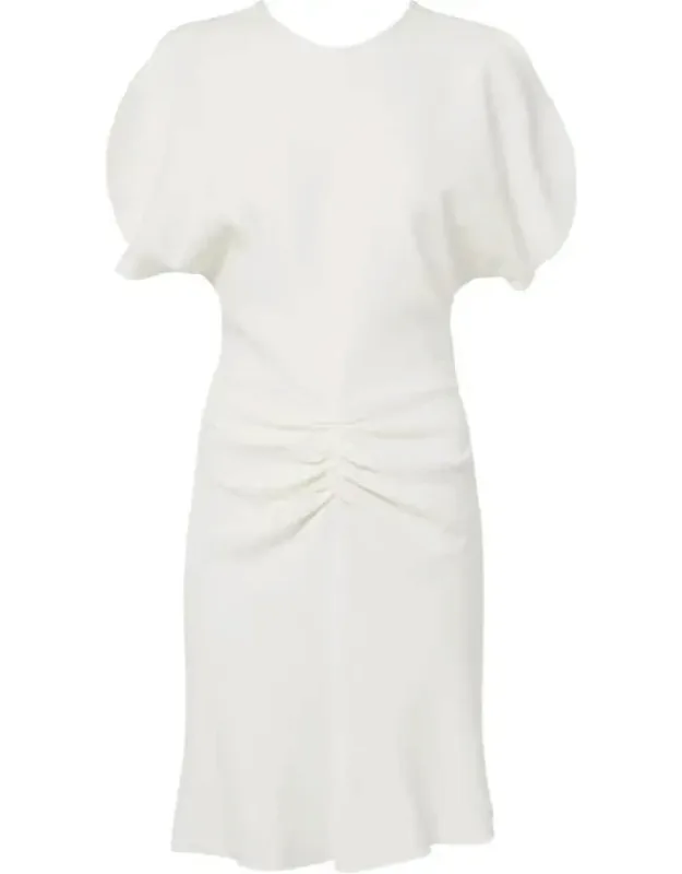 Gathered Waist Mini Dress