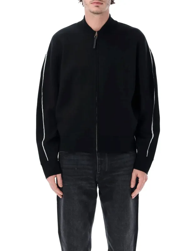 Logo Knit Jacket