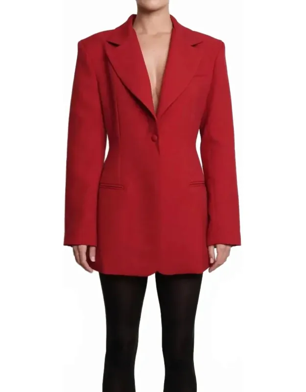 Cinched Back Blazer
