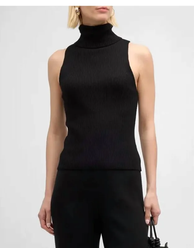 Knit Cashmere Sleeveless Sweater