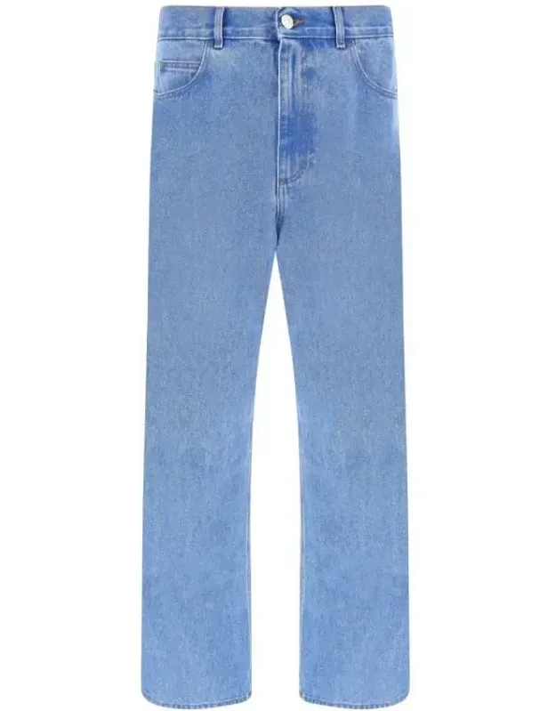 Organic Denim Wide-leg Jeans