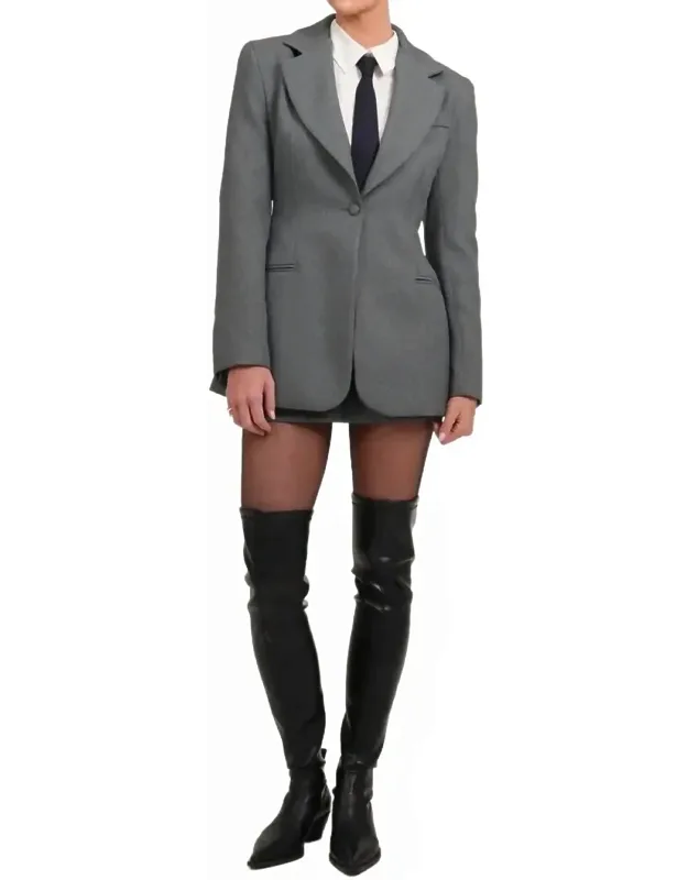 Cinched Back Blazer