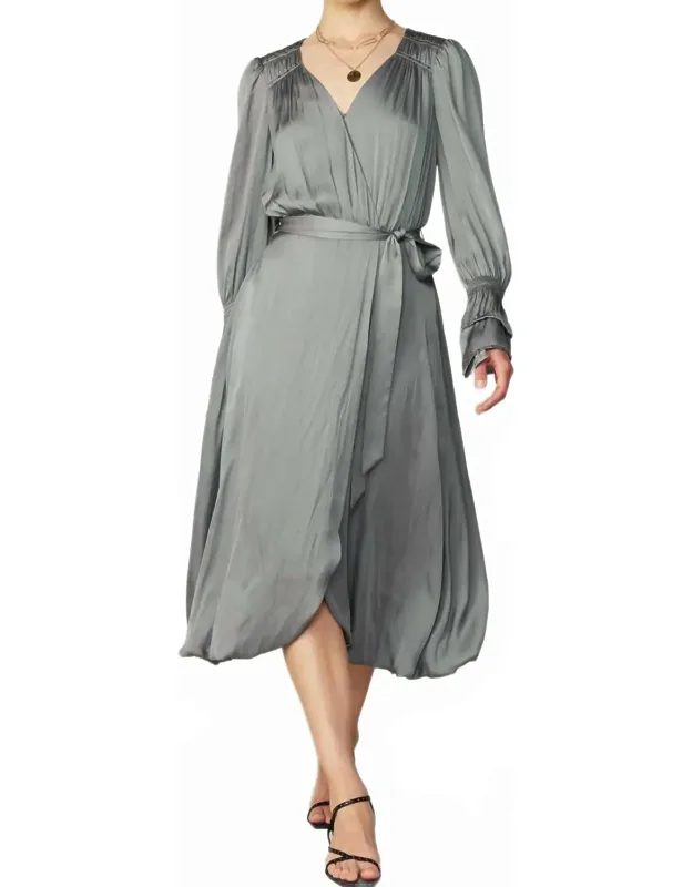 Silk Wrap Dress
