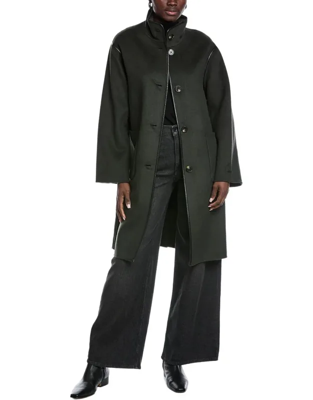 Long Wool-blend Coat