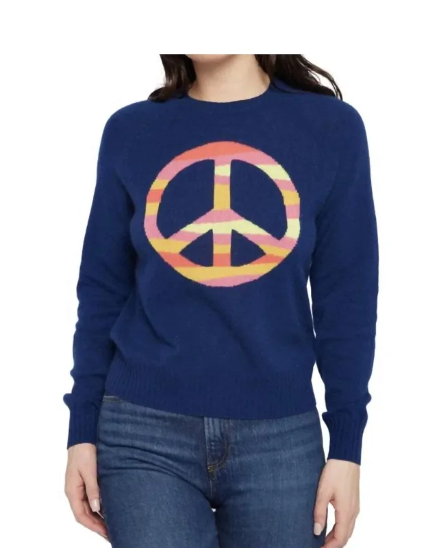 Panda Intarsia Peace Sweater