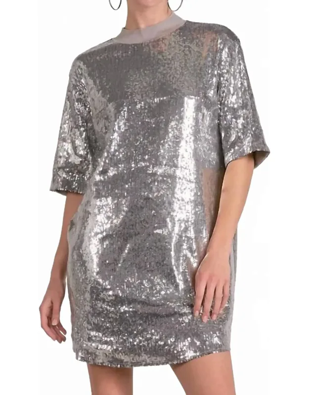 Crewneck Shift Dress