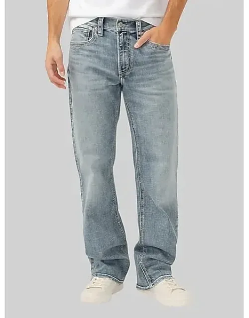 Silver Jeans Relaxed Fit Straight Leg Jeans - Easy Comfort, Durable Denim