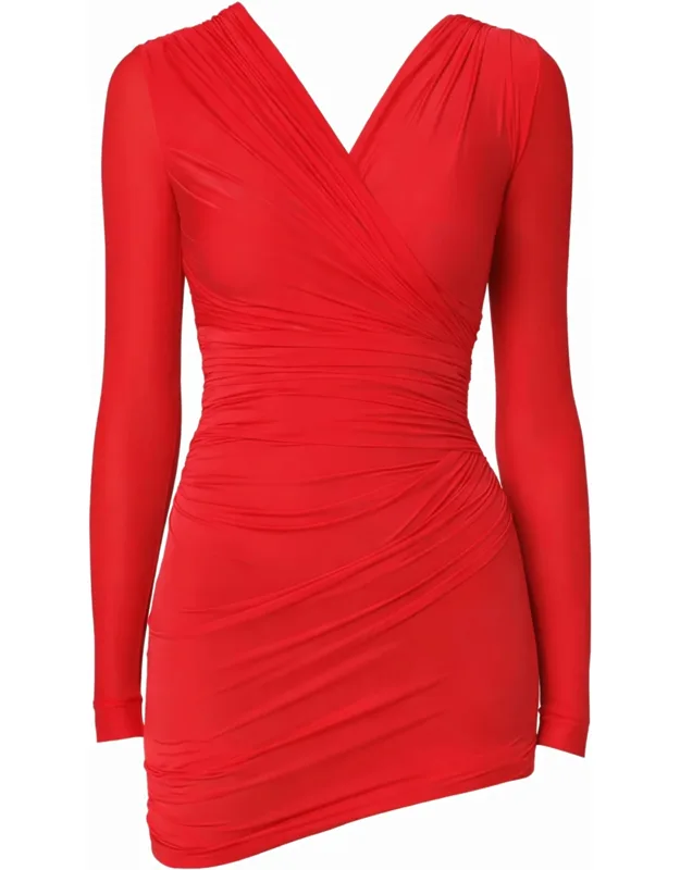 Draped Mini Dress
