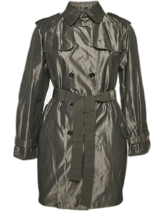 Double Breasted Belted Coat