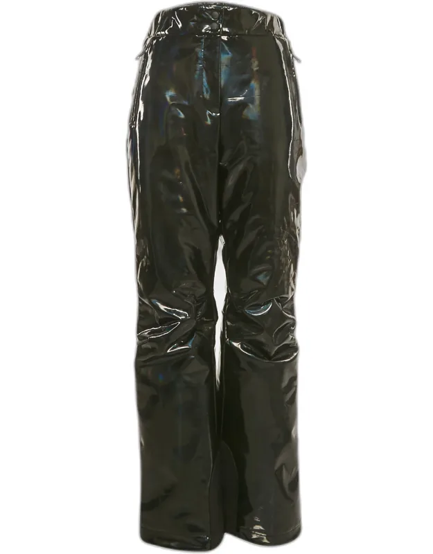 Logo Strip Holographic Synthetic Ski Pants