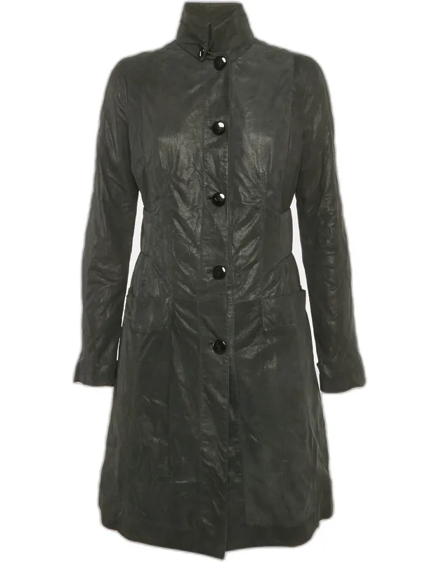 Leather Trench Coat