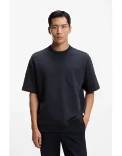 Peached T-shirt In A Cotton Blend