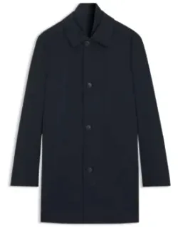 Wrinkle-resistant Coat With Water-repellent Finish