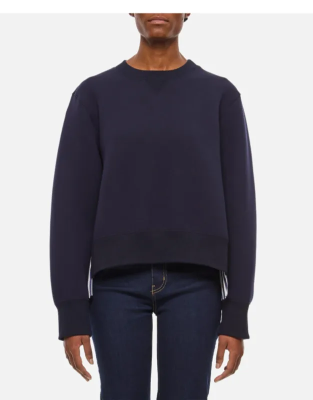 Pleated Back Sweatshirt