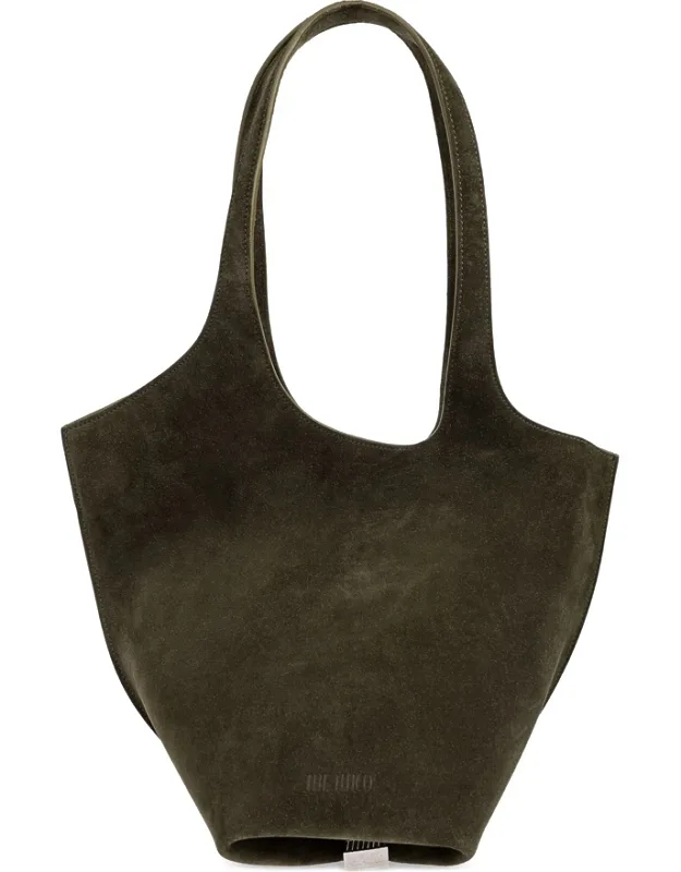 Medium La Scoop Suede Top-handle Tote Bag