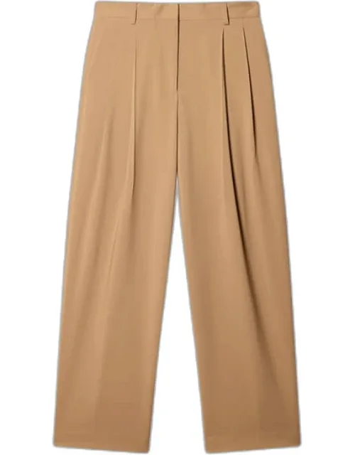 Wool Pleated Trousers