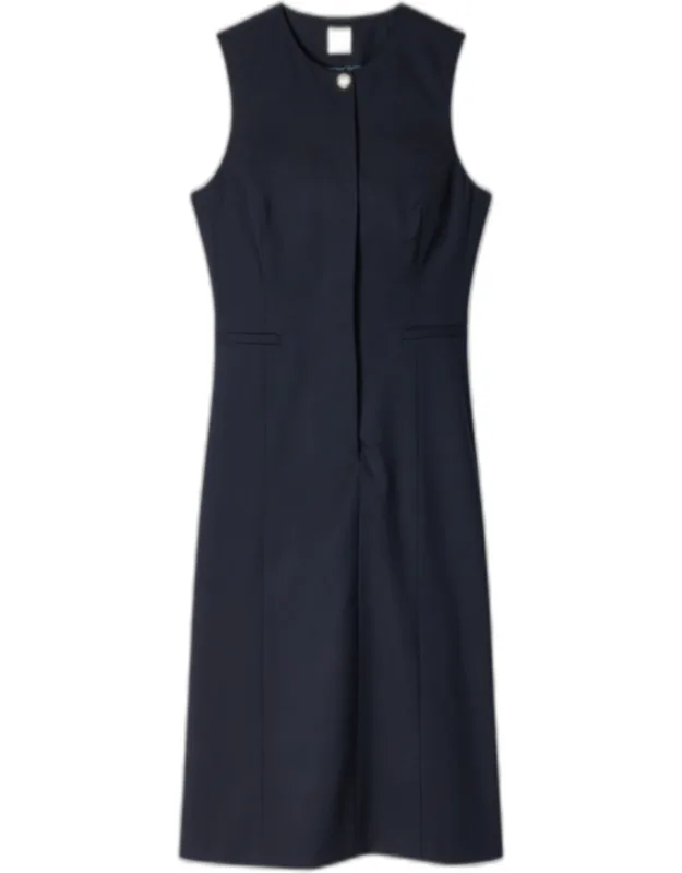 A Suit To Travel In - Tailored Sleeveless Dress