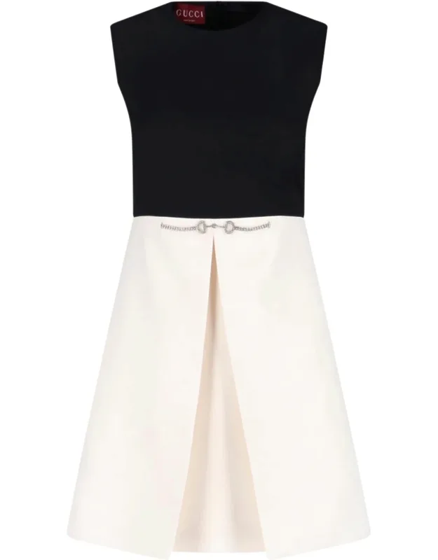 Silk And Wool Mini Dress