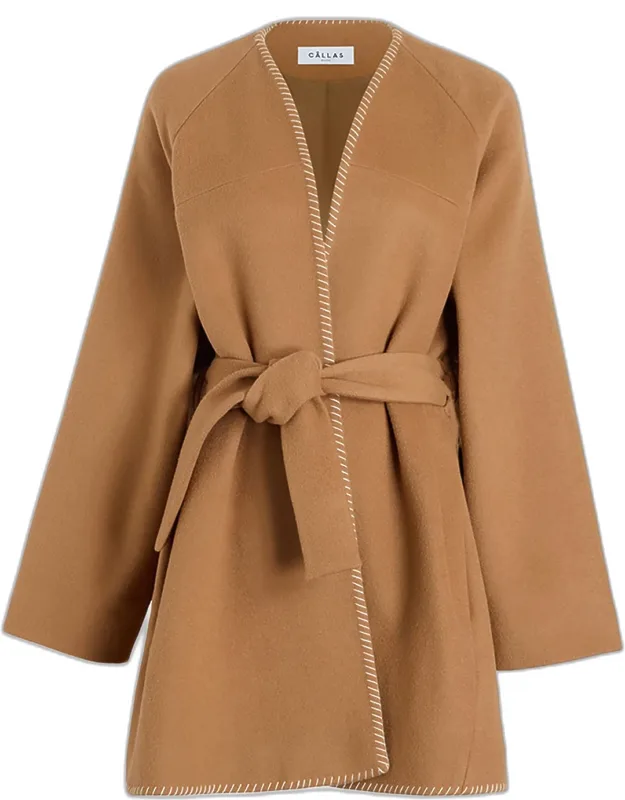 Belted Wrap Cardigan Coat