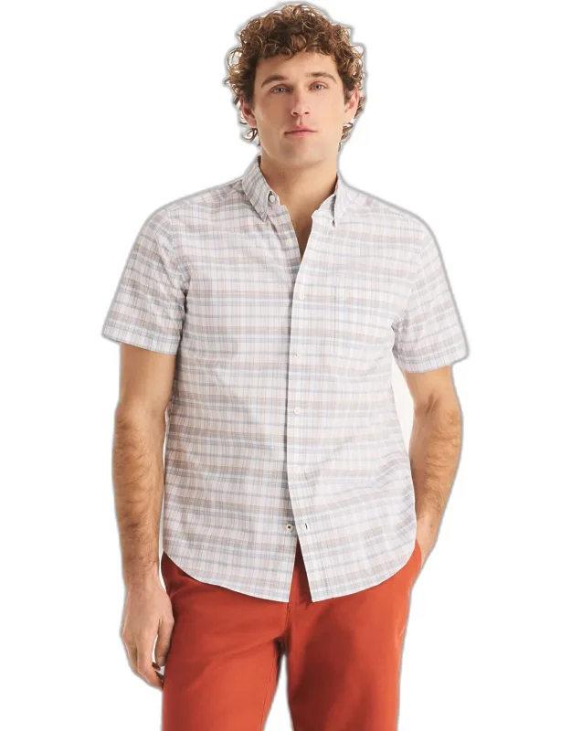 Classic Fit Plaid Short-sleeve Shirt