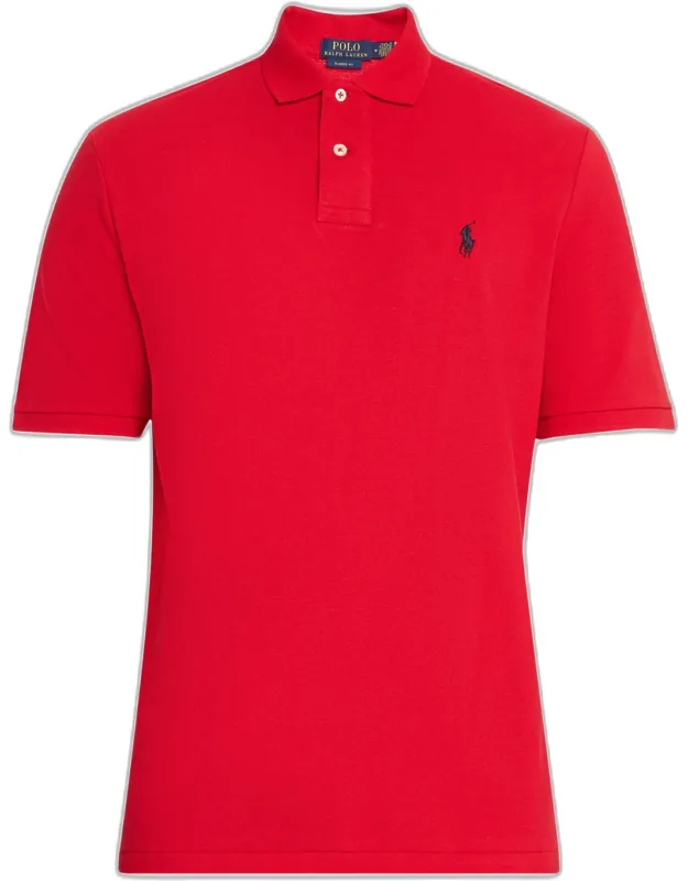 Slim Fit Mesh Polo Shirt