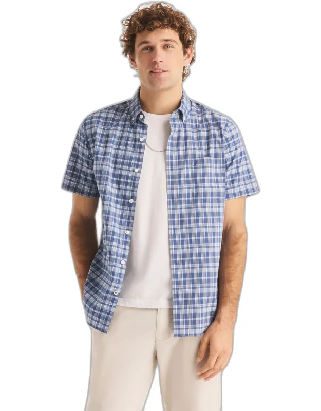 Classic Fit Plaid Short-sleeve Shirt